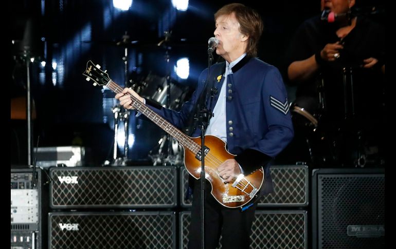 McCartney no paró de bromear en toda la noche, para beneplácito de sus seguidores. SUN/Y. Xolalpa