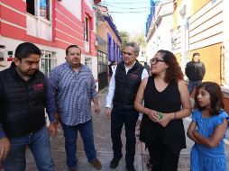 Durante el recorrido, el mandatario capitalino estuvo acompañado del representante de la ADI, Enrique Téllez. TWITTER / @ManceraMiguelMX