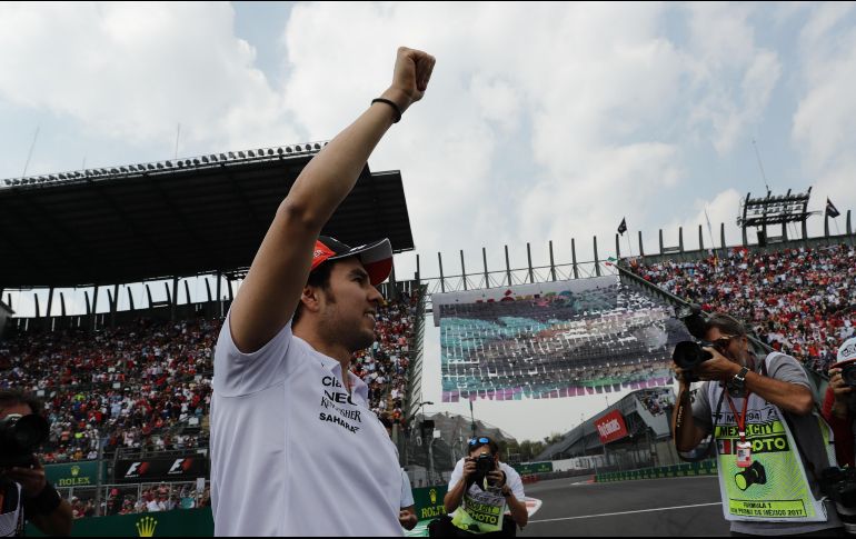 El tapatío salió de la novena posición y terminó la carrera en séptimo puesto. EFE/J. Méndez