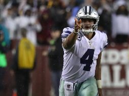 Prescott, el pasador de Dallas, completó 14 de 22 pases para 143 yardas.AFP/R. Carr