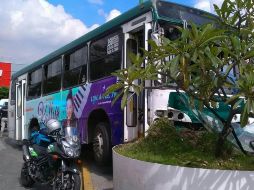 El accidente ocurrió alrededor de las 12:30 horas en el cruce de López Mateos y Copérnico. ESPECIAL/