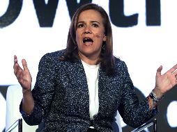 En entrevista tras participar en el Strategic Growth Forum México 2017, sostuvo que las decisiones más difíciles se toman en la Presidencia de la República y ella está lista para hacerlo. SUN / L. Godinez