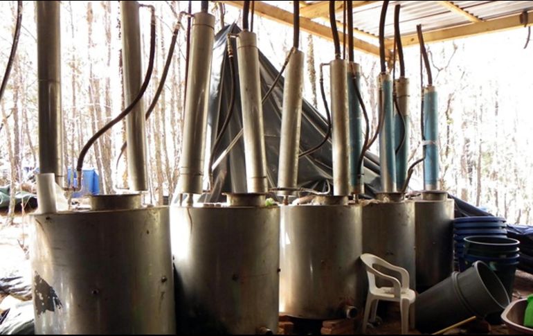 El material asegurado y los inmuebles quedaron a disposición del agente del Ministerio Público de la Federación. NOTIMEX / ARCHIVO