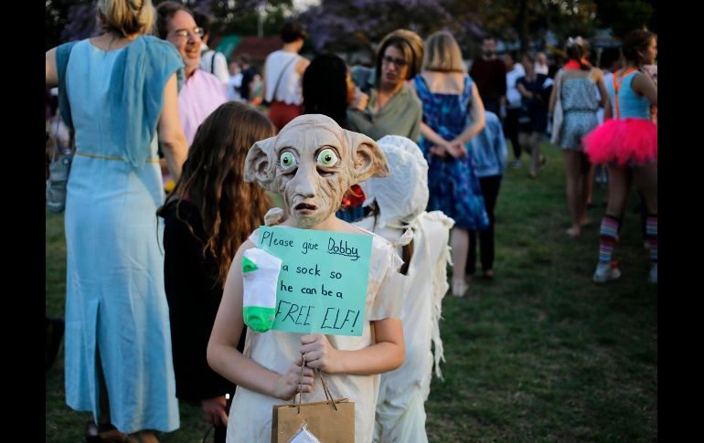 Niños acuden a un parque en Johannesburgo.