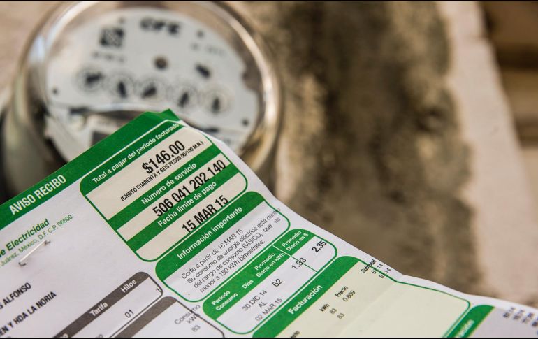 La CFE aseguró que las tarifas eléctricas para sus clientes domésticos de bajo consumo se mantendrán sin aumento en noviembre de 2017. EL INFORMADOR / ARCHIVO