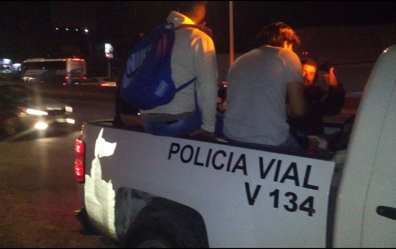 La Semov y la Policía de Guadalajara montaron operativos para transportar a los usuarios. ESPECIAL / Semov