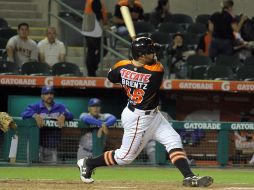 Bryce Brentz conectó su sexto jonrón en la temporada. FACEBOOK/ClubNaranjeros