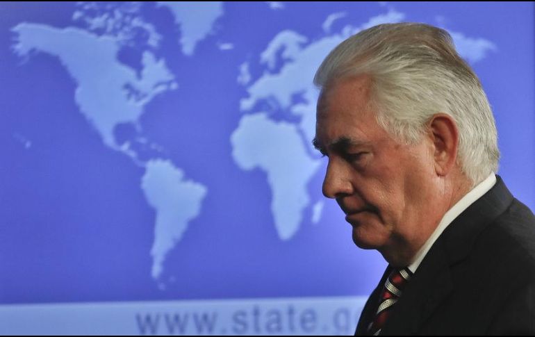Tillerson en un comunicado dijo que Estados Unidos se encontraba de luto por estas muertes.  AP / ARCHIVO