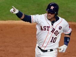 Gurriel fue suspendido cinco partidos, que descontará al inicio de la próxima temporada. AFP/T. Pennington