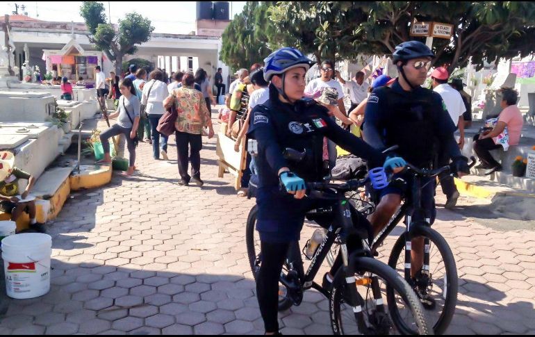 Para asegurar el orden en los espacios participan 193 elementos de distintas dependencias. ESPECIAL/ Bomberos de Zapopan