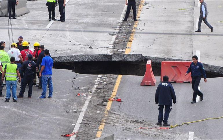 El plazo para que la SCT entregara las respuestas a las 22 observaciones de la SFP sobre el socavón, vencía el 13 de noviembre. EFE / ARCHIVO
