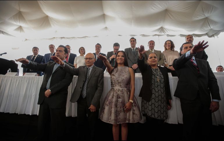 Ayer, los integrantes del del Comité de Participación Social asumieron su cargo. EL INFORMADOR/F. Atilano