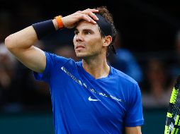 ''Es un día triste para mí'', dijo Rafa, ''ocurre simplemente que el año ha sido largo, he jugado muchos partidos'' .AP / F. Mori