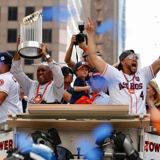 Houston festeja la Serie Mundial de los Astros