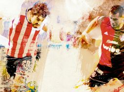 Los goleadores. Rodolfo Pizarro y Milton Caglio. EL INFORMADOR/R. Lomelí