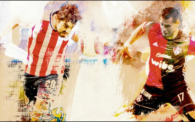 Los goleadores. Rodolfo Pizarro y Milton Caglio. EL INFORMADOR/R. Lomelí