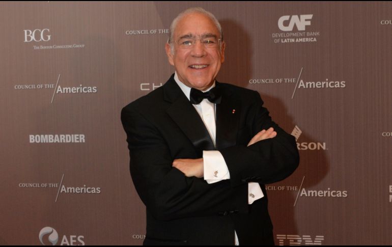 El secretario general de la OCDE habló en el Simposio del Council of the Americas y los 23 Premios de Negocios Bravo, donde fue reconocido con el 'Premio al Legado'. EFE/A. Gort