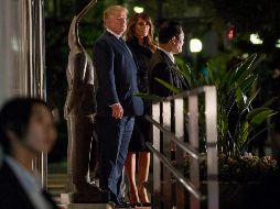 Trump realiza su primera gira presidencial por la región asiática después de mees de tensión entre EU y Corea del Norte. AP / A. Harnik