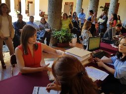 Cantero aseveró que su trayectoria de 19 años en materia de transparencia la respaldan. EL INFORMADOR / R. Rivas