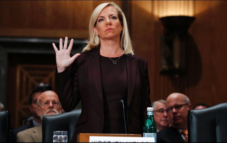 Respecto a los “dreamers” Nielsen reconoció que  deben encontrar una solución permanente. AP / C. Martin