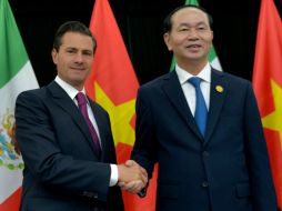 Peña Nieto se encuentra de visita en el país asiático para participar en la XXV Reunión de Líderes del APEC. ESPECIAL / Presidencia de la República