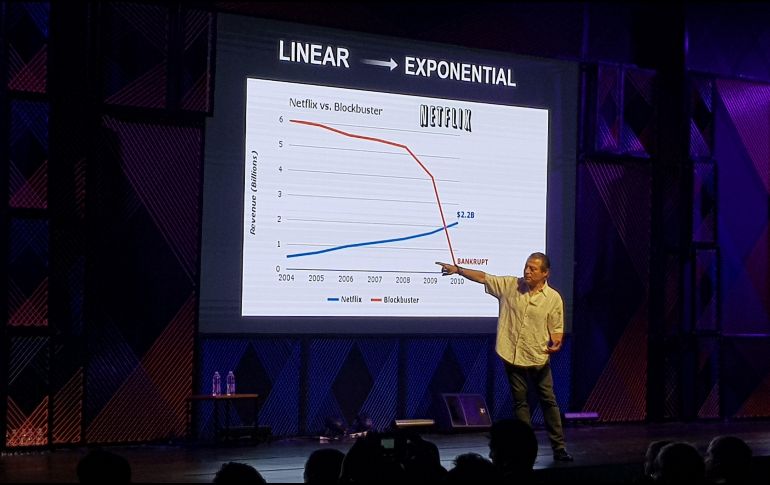 Además, nuevas empresas están desplazando a otras, como fue el caso de Blockbuster y Netflix. EL INFORMADOR / A. Gallegos
