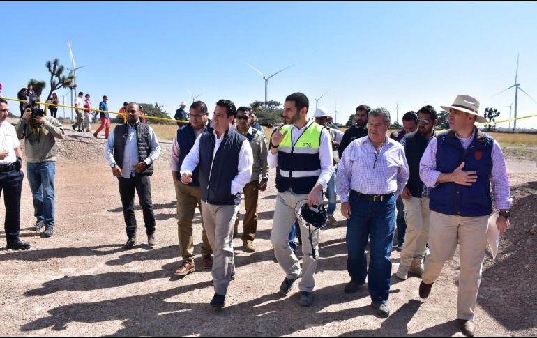 El Parque Eólico ayudará a la reducción de gases de efecto invernadero, al dejar de emitirse hasta 163 mil toneladas de dióxido de carbono al año. TWITTER / @JosePalacios