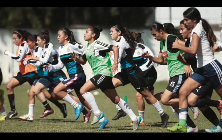 Las jugadoras de Chivas quieren repetir la dosis contra las del América en el partido de vuelta de las Semifinales de la Liga MX Femenil. EL INFORMADOR/F. Atilano