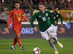 Herrera fue titular ayer en el partido amistoso que México sostuvo contra Bélgica. MEXSPORT/ p. eNGELBRECHT