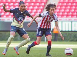 Tania Morales (D), la capitana rojiblanca, fue una pieza fundamental en la remontada del partido de ida. MEXSPORT/ARCHIVO