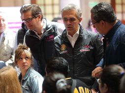 A pesar de los problemas, el mandatario capitalino espera que la próxima semana sea aprobada la iniciativa de la Ley de Reconstrucción de la CDMX. SUN / J. Reyes