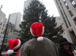 La colocación del árbol es una tradición que tiene ya más de 70 años. AFP/ ARCHIVO