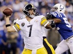 Roethlisberger conectó 19 de 31 pases para 236 yardas y una intercepción. AFP / M. Reaves