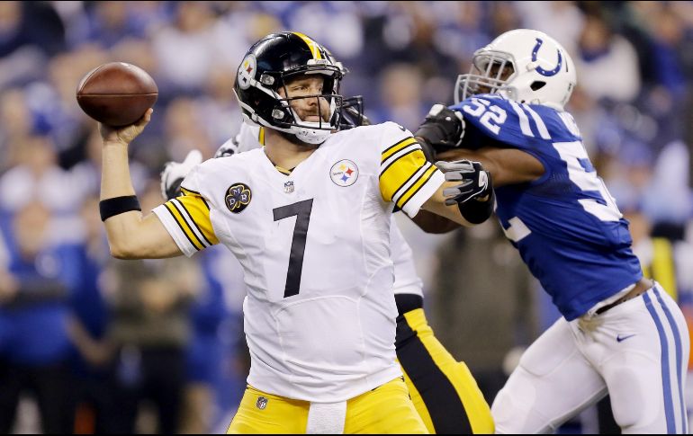 Roethlisberger conectó 19 de 31 pases para 236 yardas y una intercepción. AFP / M. Reaves