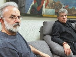 Equipo. Juan Pablo Rulfo, gestor de la obra y Alexeï Vassiliev, fotógrafo. EL INFORMADOR/M. Castillo