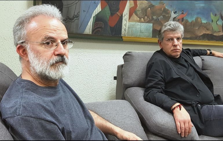 Equipo. Juan Pablo Rulfo, gestor de la obra y Alexeï Vassiliev, fotógrafo. EL INFORMADOR/M. Castillo