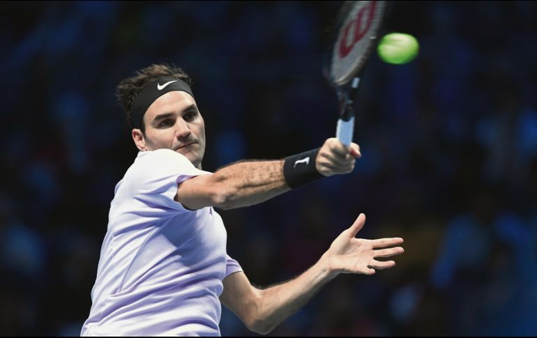 Roger Federer. El número dos del mundo superó ayer al estadounidense Jack Sock. AFP