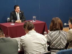 Laurentino López Villaseñor, actual presidente del TAE, habla de fortalecer el Tribunal y acercarse a las universidades. EL INFORMADOR / R. Rivas