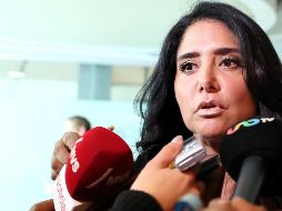 La lideresa del Sol Azteca manifestó que lo que más le gustaría es que el frente vaya adelante. SUN / ARCHIVO