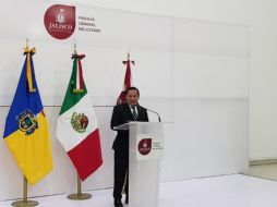 Almaguer señaló que entre los pendientes que deja están la puesta en marcha C5, la homologación salarial de policías y reformas al nuevo sistema de justicia. EL INFORMADOR / S. Blanco