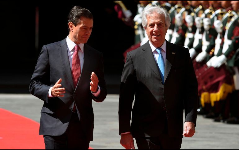 Los presidentes ofrecerán un mensaje a los medios de comunicación con los logros de la jornada. AFP/ A. Estrella