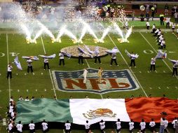 Diversas marcas ven la oportunidad de aumentar su reconocimiento ante la creciente afición de la NFL en México. AP/Archivo