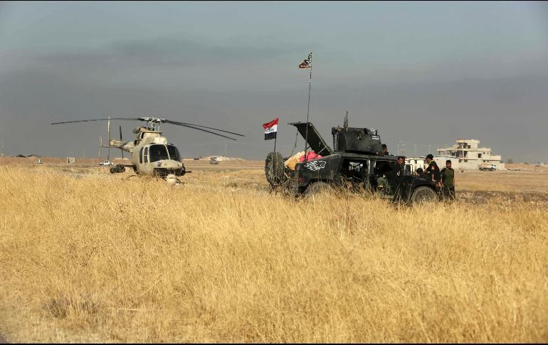 El hecho se produjo cuando los terroristas intentaron atacar a las fuerzas de la Brigada 29 de Multitud Popular en la zona de Tal Sufuq. AP/ARCHIVO