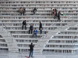 La biblioteca futurista china que causa sensación