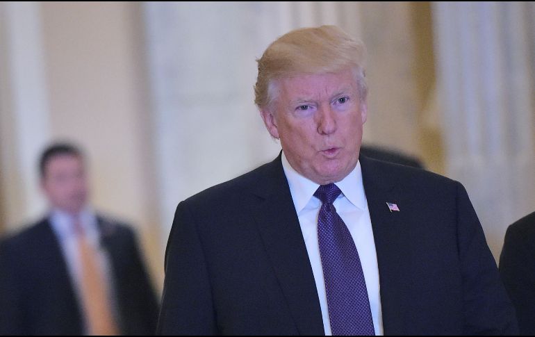 Los republicanos confían en enviar una iniciativa negociada para que Trump la firme en Navidad. AFP / M. Ngan