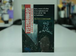 Morales Lechuga asistió al Colegio de Jalisco a la presentación del libro: “Testimonios sobre una herida abierta”. EL INFORMADOR / F. Atilano