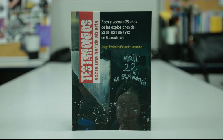 Morales Lechuga asistió al Colegio de Jalisco a la presentación del libro: “Testimonios sobre una herida abierta”. EL INFORMADOR / F. Atilano