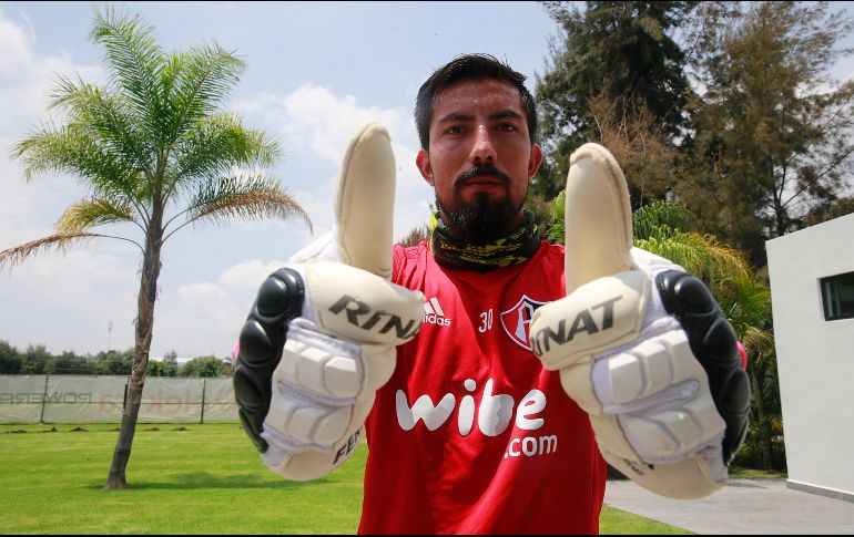 Miguel Fraga. El michoacano será el custodio de los tres palos rojinegros esta noche ante los Tuzos. EL INFORMADOR/M. Vargas