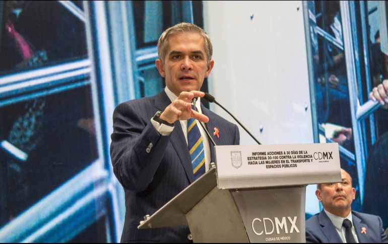 Mancera afirmó que un gobierno de coalición tiene que hacer un compromiso con la ciudadanía. SUN/ ARCHIVO