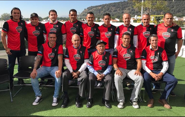 El evento reunirá a varias generaciones rojinegras en un equipo de 19 elementos. INTERNET/www.atlasfc.com.mx